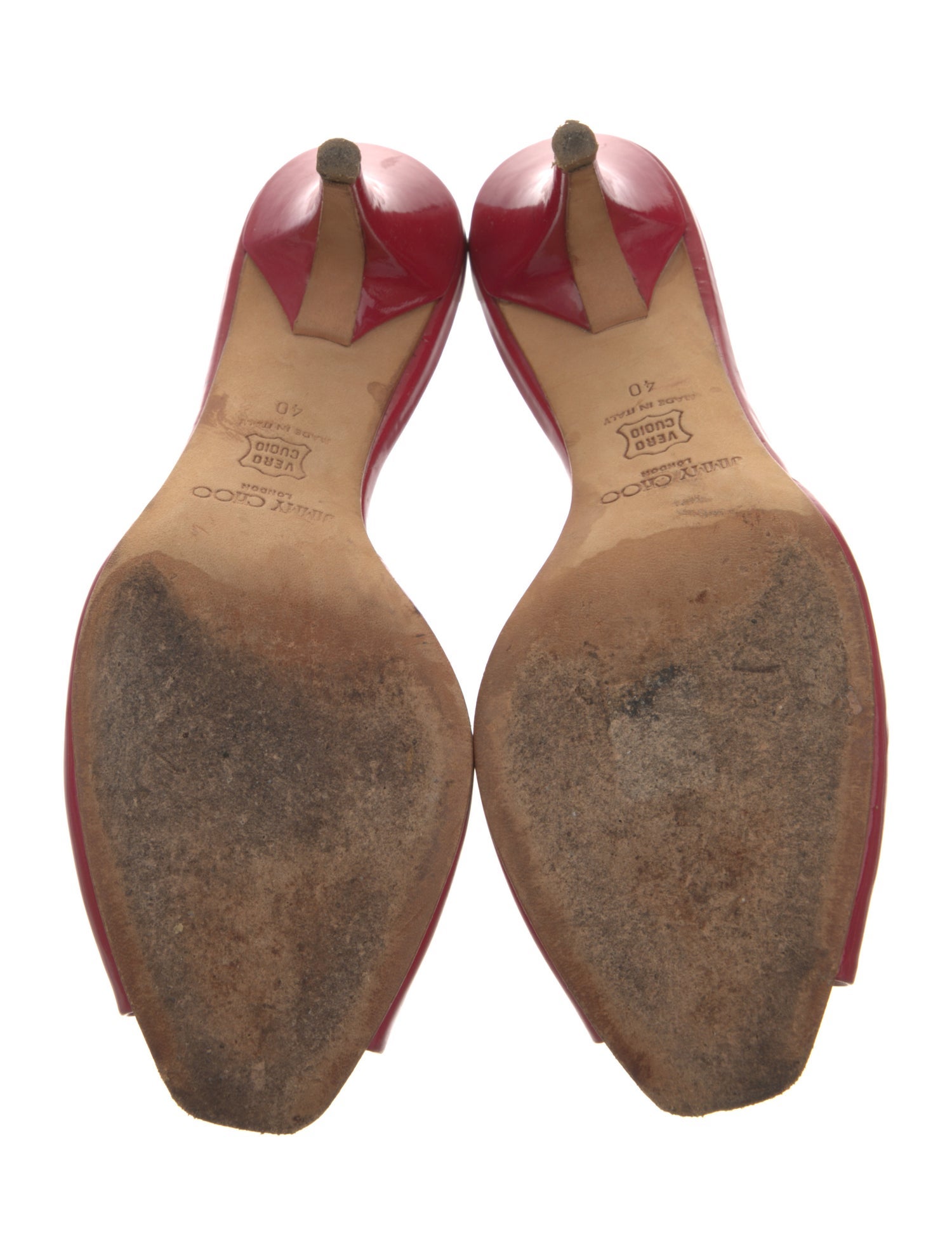 Jimmy Choo Patent Leather Slides